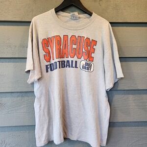 Vintage Syracuse Orange Shirt Mens XL Gray NCAA Football Team Edition 90s